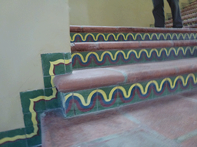 GCAT Stair Tiles, Restored (Source: Webmaster)