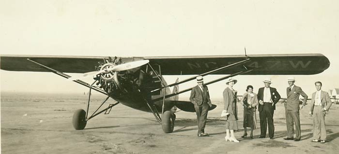 Stinson SM-8A NC247W, Date & Location Unknown (Source: Kalina) 