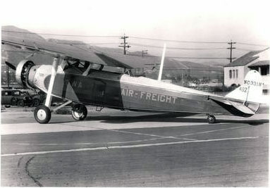 Fokker F-14 NC331N, Date & Location Unknown (Source: Web)