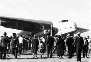 Fokker F-32 NC334N, Peterson Field, CO, April 7, 1930 (Source: PPLD)