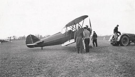 Waco KNF NC614Y, Date & Location Unknown (Source: Heins)