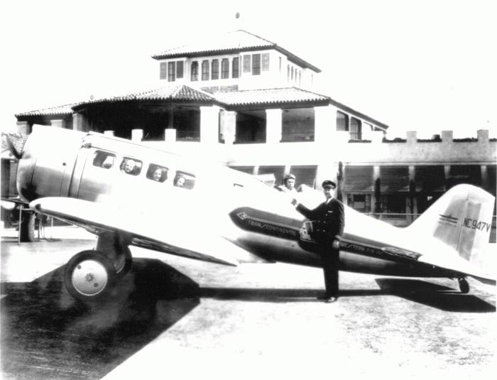 Northrop Alpha NC947Y, Burbank, CA, Date Unknown (Source: C. Becker)