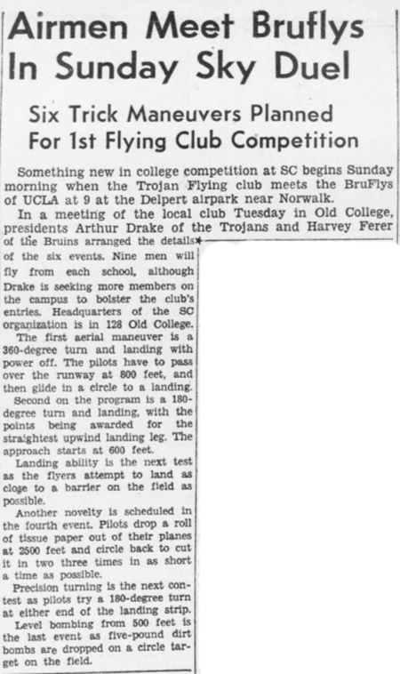 Daily Trojan, May 14, 1948 (Source: Woodling)