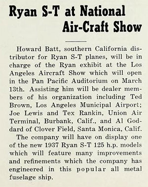 Ryan Sky News, March 1937 (Source: Archive.org)