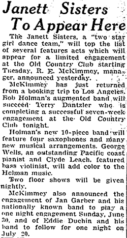 Arizona Republic, June 16, 1935 (Source: Woodling)