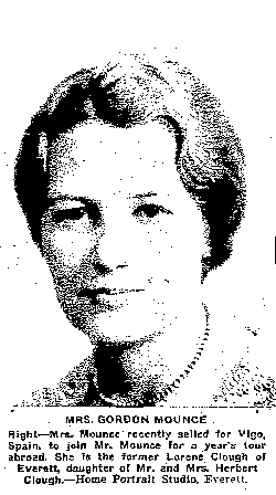 Lorine Mounce, May 31, 1932 (Source: Woodling)